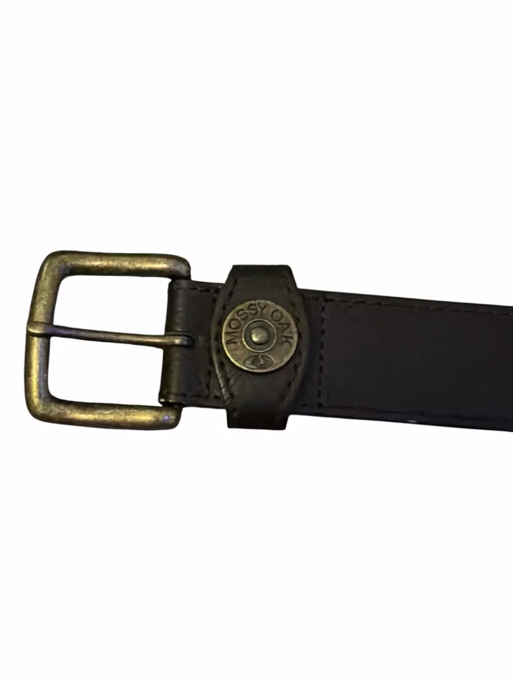 Genuine Leather Mossy Oak Brown Belt Men’s 40-42 Gorpcore Workwear Outdoors